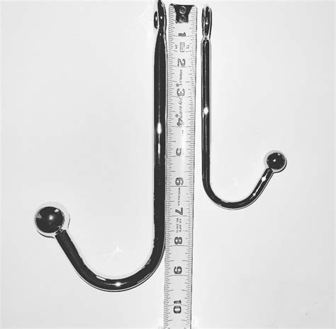 Anal Hooks In Two Sizes Stainless Steel Sex Toys Bdsm Anal Etsy Sweden