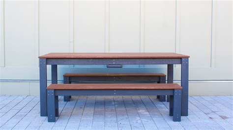 This easy diy project provides a snack table and a place for the remote. HomeMade Modern EP101 DIY Outdoor Dining Table