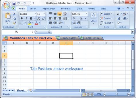 Tabs For Excel Open Multiple Workbooks In A Tabbed Window F