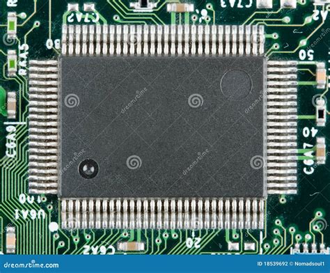 Computer Electronic Chip Stock Photo Image Of Equipment 18539692