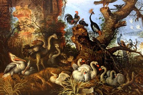 Roelandt Savery Landscape With Birds 1622 Detail Картины Живопись