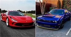 These 10 American Cars Are Faster Than The New Ferrari F8