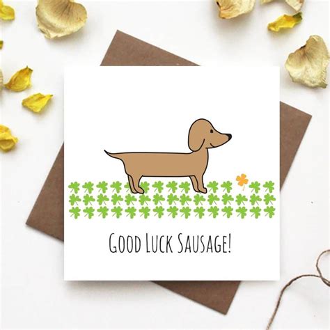 dachshund-good-luck-card-in-2020-good-luck-cards,-cards,-good-luck-wishes