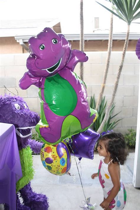 Finding Barney Party Decorations Was So Difficult I Dont Remember