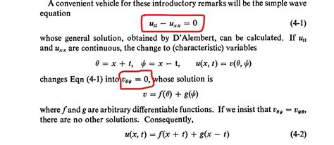 Ordinary Differential Equations Transform Of Hyperbolic Pde From