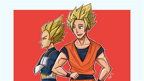 Artstation Dragon Ball Z Goku And Vegeta