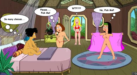 Xbooru Girls American Dad Amy Wong Crossover Family Guy Francine Smith Futurama Hayley Smith
