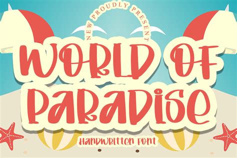 World Of Paradise Font By Inermedia Studio · Creative Fabrica