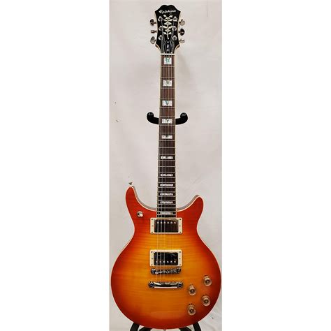 Used Epiphone Dc Pro Solid Body Electric Guitar 2 Color Sunburst