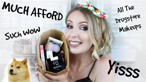 Mostly Drugstore Makeup Haul With Reviews Qualityhaul Youtube