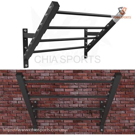 Flying Pull Up Bar 120cm Wall Mounted Pull Up Tank Ladder Bars Rig