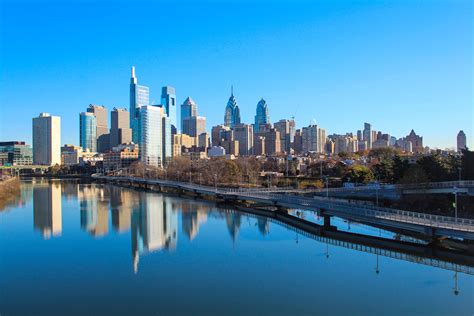 Philadelphia Skyline Extended High Quality Architecture Stock Photos