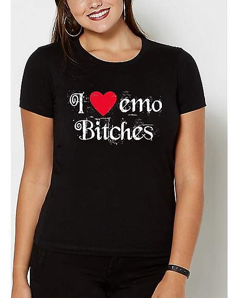 I Heart Emo Bitches T Shirt Spencer S