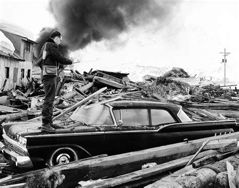 An earthquake measuring 8.2 on the richter scale has struck just south of the alaskan peninsula. 1964: Alaska's Good Friday Earthquake - The Atlantic