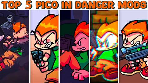 Top 5 Pico In Danger Mods In Fnf Friday Night Funkin Vs Pico Fnf