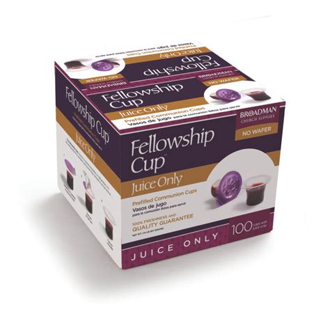 Fellowship Cup Prefilled Communion Cup Juice Only 100 Count Box