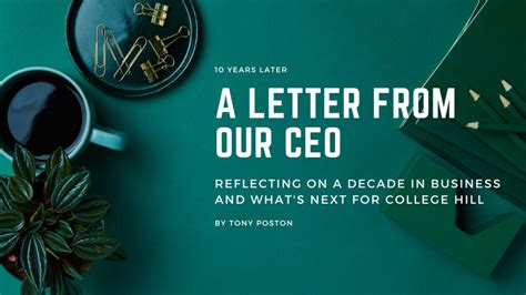 10 Years Later A Letter From Our Ceo