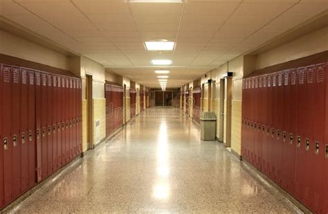 Empty School Hallway Stock Image Image Of Hallway Classes 5291693