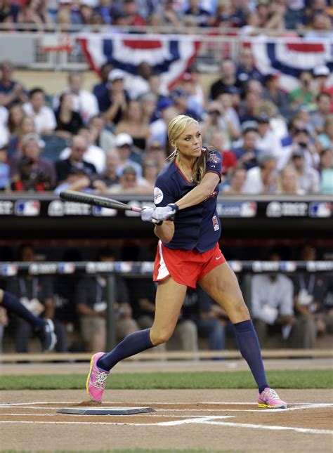 Jennie Finch At Mlb All Star Legends And Celebrity Softball Game Hawtcelebs