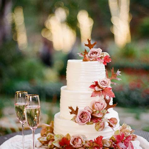 Country Fall Wedding Cakes