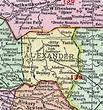 Alexander County, North Carolina, 1911, Map, Rand McNally, Taylorsville ...