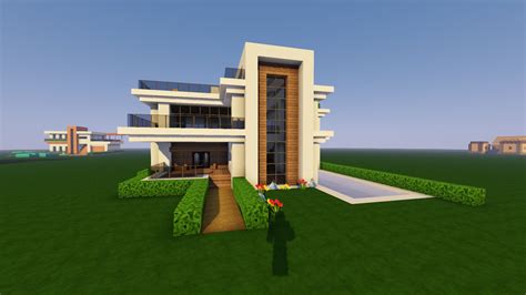 How to make a modern 12 x 12 house xbox one. One Of My Recent Attempts At A Minecraft Modern House ...