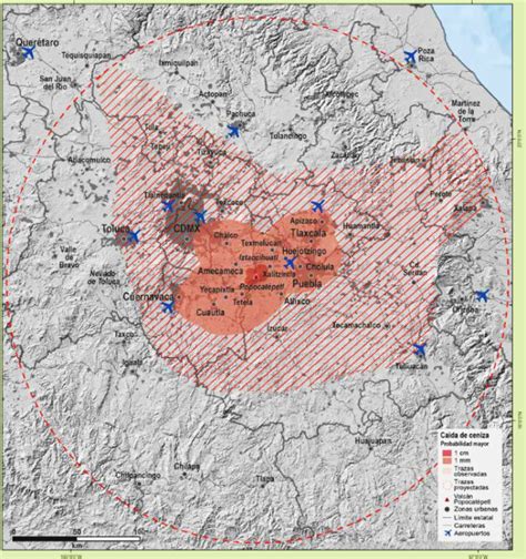Estos Son Los Mapas De Peligro Del Popocatépetl Aristegui Noticias