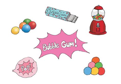 Bubble Gum Vector At Collection Of Bubble Gum Vector