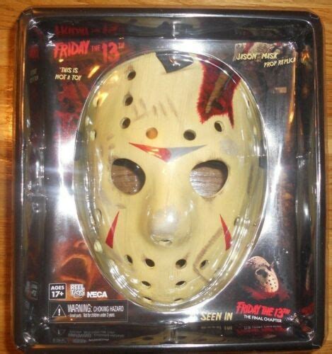 Neca Jason Voorhees Hockey Mask Friday The 13th Part Iv 11 Scale Prop