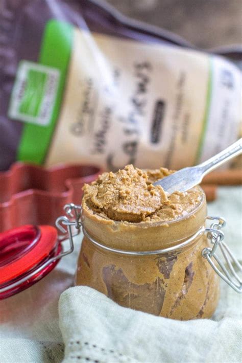 Healthy Gingerbread Cashew Butter The Clean Eating Couple