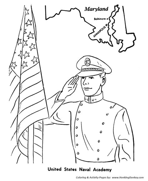 Gambar Memorial Day Coloring Pages Naval Academy Di Rebanas Rebanas