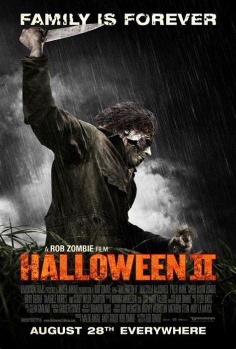 Review Of Halloween Ii Rob Zombie Halloween Horror Movie Posters Rob Zombie Film