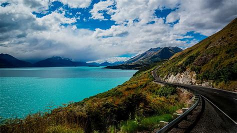 New Zealand Glacier Lake 2016 Bing Wallpaper Hd Wallpaper