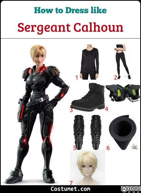 Sergeant Calhoun Wreck It Ralph Costume For Cosplay And Halloween 2023