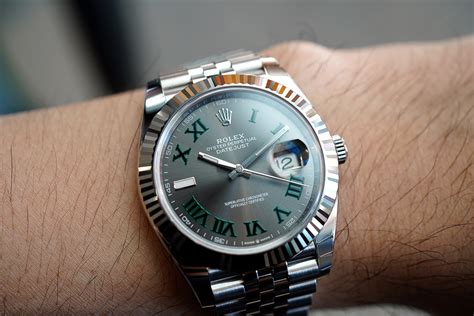 When the datejust 41 was introduced, it replaced the predecessor datejust ii, and the big news when this happened was that that the jubilee bracelet. Rolex Datejust 41 Jubilee Slate Grey Roman (Wimbledon ...
