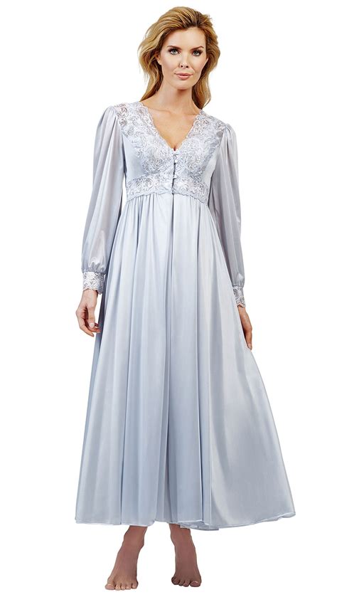 Peignoir Set Nightgown And Robe Wedding Night Lingerie