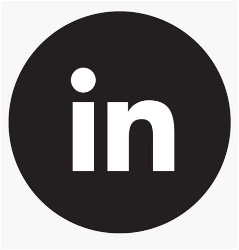 Linkedin Icon Png Black Linkedin Black Logo Png Transparent Png