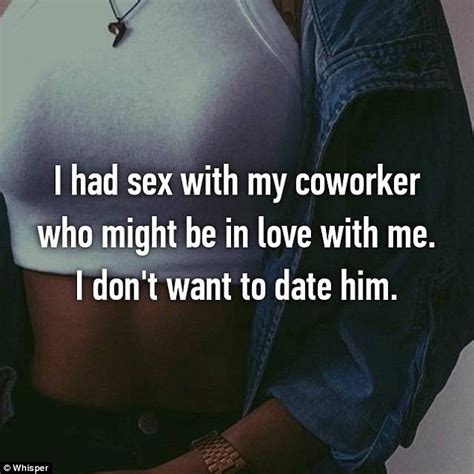 Whisper Users Lift The Lid On Sleeping With Their Co Workers Daily Mail Online