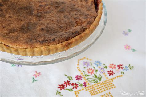 Traditional Vintage Bakewell Tart Recipe • Vintage Frills