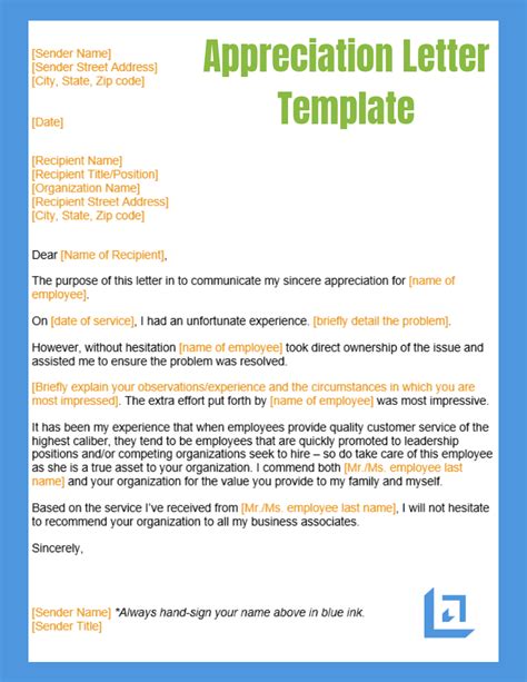 Letter Of Appreciation Sample And Templates Images And Photos Finder