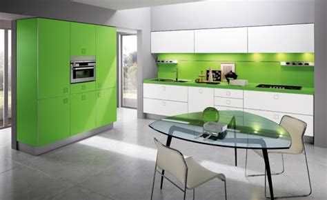 Retro Green Kitchen Layouts Design Home Design Picture