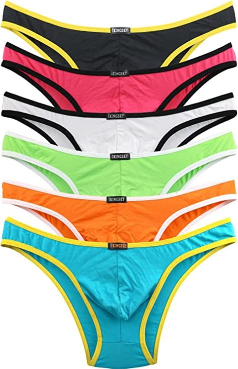 Ikingsky Mens Modal Cheeky Underwear Sexy Brazilian Back Mens Briefs