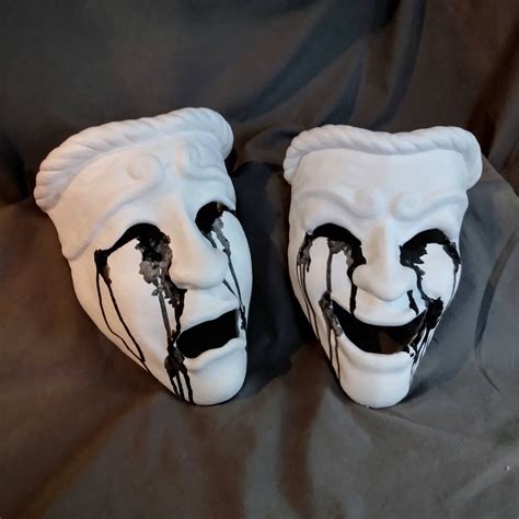 Scp 035 Mask Greek Comedy And Tragedy Masks Theater Masks Etsy Ireland