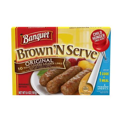 Banquet Brown N Serve Original Sausage Links OBX Grocery Stockers