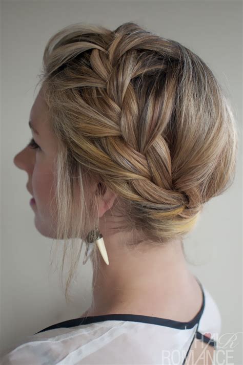 French Braid Updo Hairstyles