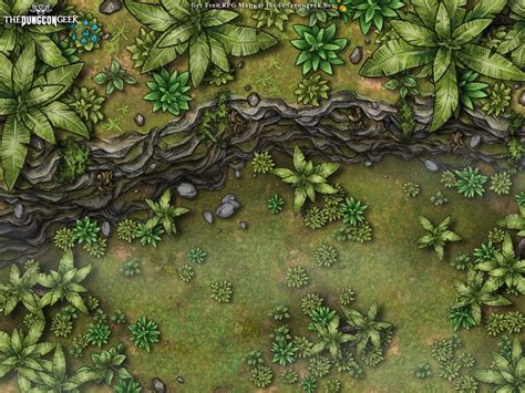 New Printable Jungle Temple Battlemaps For Rpgs