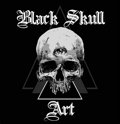Black Skull Art