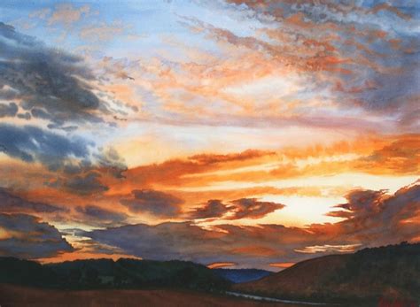 Sunset Painting With Clouds Easy 10 Sunset Painting Tips Top Tips