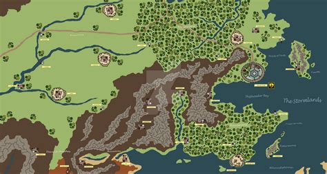 Highgarden Game Of Thrones Map Web Highgarden Is A Castle Which Serves
