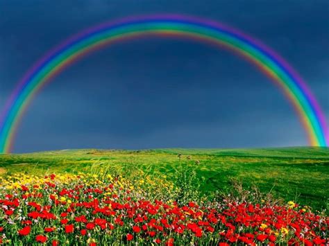 Rainbow Landscape Wallpapers Top Free Rainbow Landscape Backgrounds